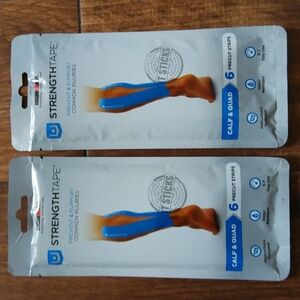 IRON MAN (2)Calf & Quad Precut Strips - Blue